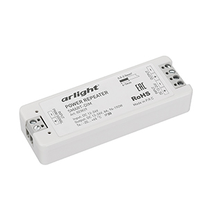 Усилитель SMART-DIM (12-24V, 1x8A) (Arlight, IP20 Пластик, 5 лет) с гарантией 