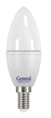 Светодиодная лампа Свеча матовая GLDEN-CF 7Вт E27 2700К General с гарантией 
