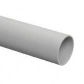TRUB-25-PVC Труба гладкая ЭРА жесткая (серый) ПВХ d 25мм (3м) - купить в Новосибирске