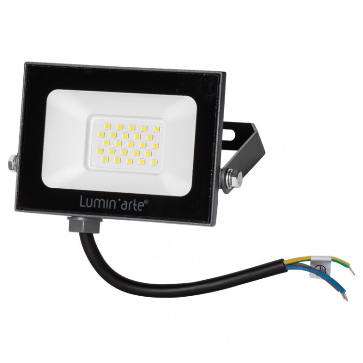 Прожектор LED Lumin`arte LFL-20W/05 20Вт 5700K 1500лм черный IP65 с гарантией 2 года