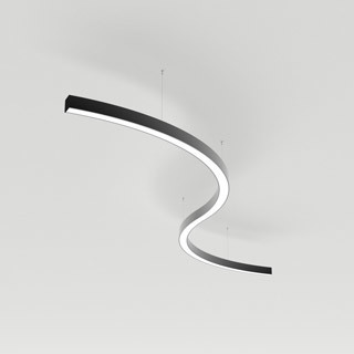 Светильник SP-LINE-HANG ARC-S3535-D1500-124W Day4000 (BLACK, 230V) (Arlight, Металл) с гарантией 