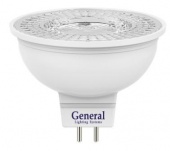 Светодиодная лампа GLDEN-MR16-7-230-GU5.3-3000 General с гарантией 
