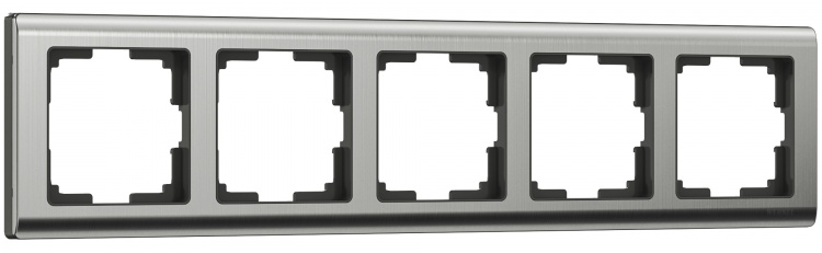 Рамка на 5 постов Werkel WL02-Frame-05 Metallic (глянцевый никель) - купить в Новосибирске