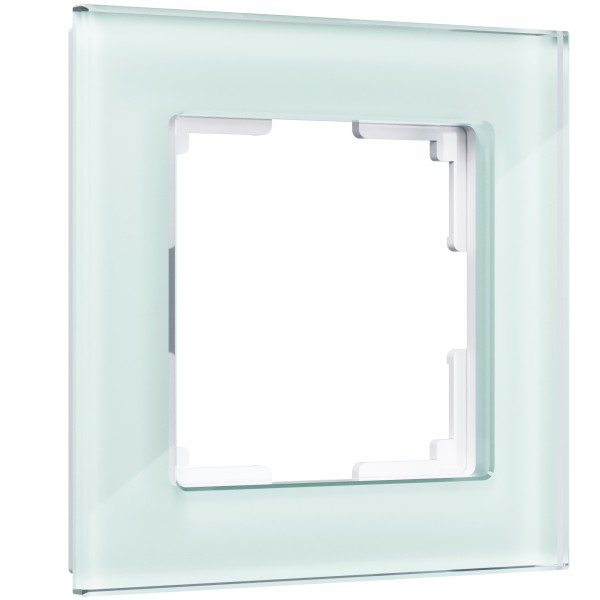 Рамка на 1 пост Werkel WL01-Frame-01 Favorit (натуральное стекло) - купить в Новосибирске