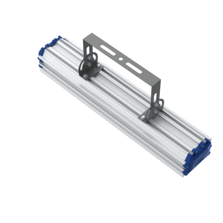 Промышленный светодиодный светильник INTEKS PromLine LENS-100 100Вт 5000К IP67 Philips Поворотная лира К40 (концентрированная 40°)