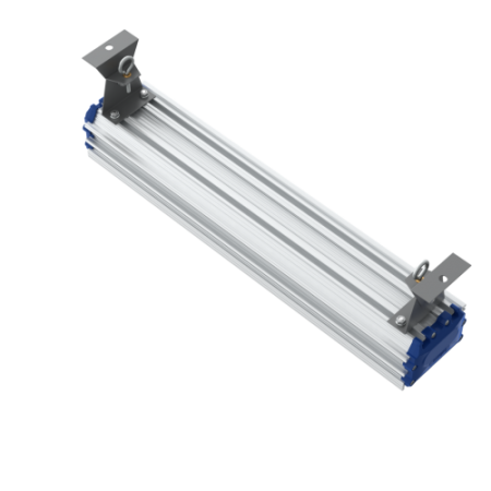 Промышленный светодиодный светильник INTEKS PromLine LENS-100 100Вт 5000К IP67 Philips Универсальное крепление К40 (концентрированная 40°)